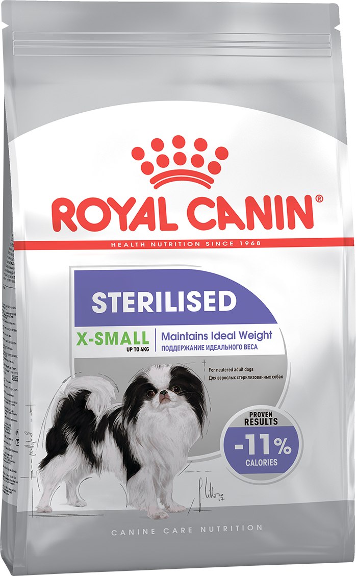 ROYAL CANIN X-SMAIL Sterilised для стерельзованных собак миниатюрных пород