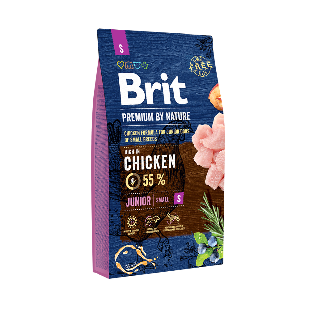 BRIT Premium Junior S корм для молодых собак мелких пород