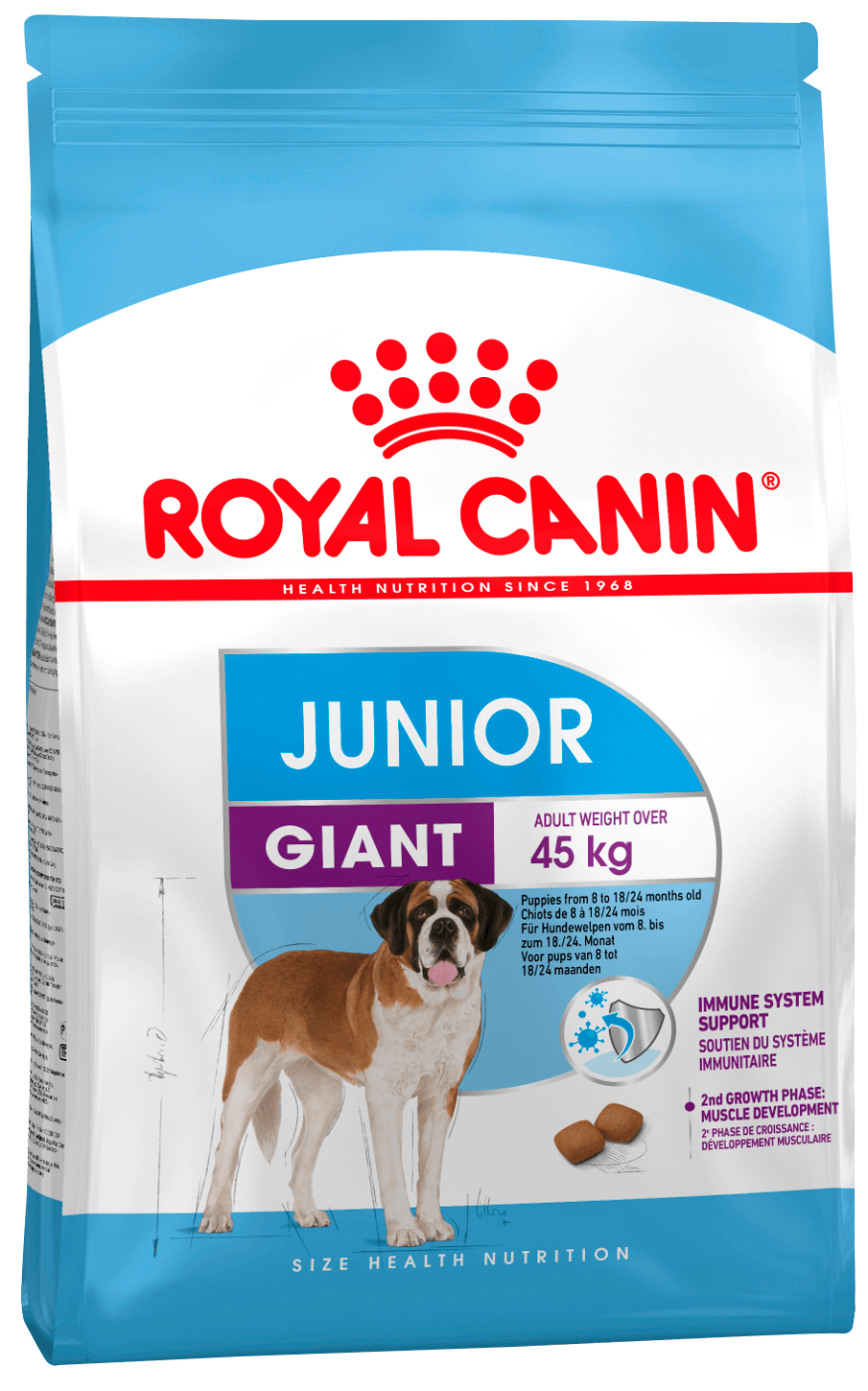 ROYAL CANIN GIANT Junior для щенков гигантских пород с 8 до 18/24 месяцев