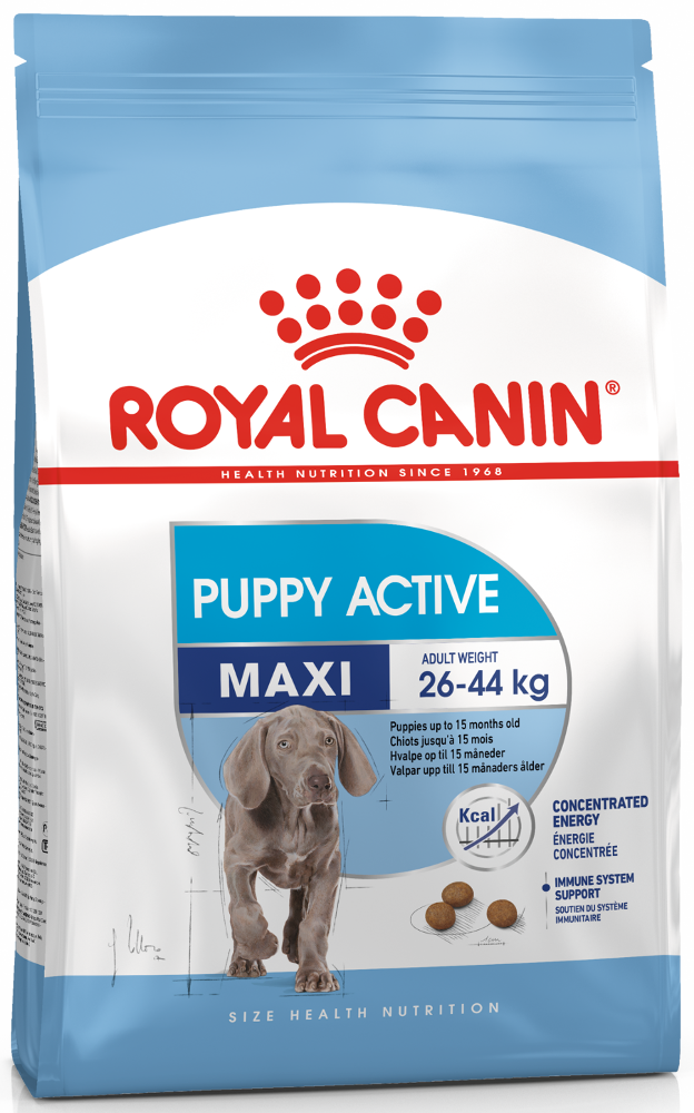 ROYAL CANIN MAXI Puppy Active  для щенков с высокими энергетическими потребностями 