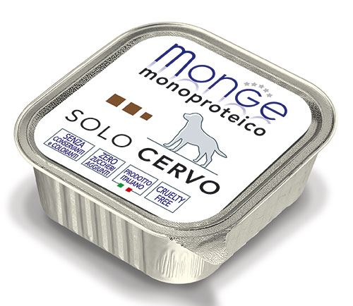Monge Dog Monoproteico Solo консервы для собак паштет из оленины 