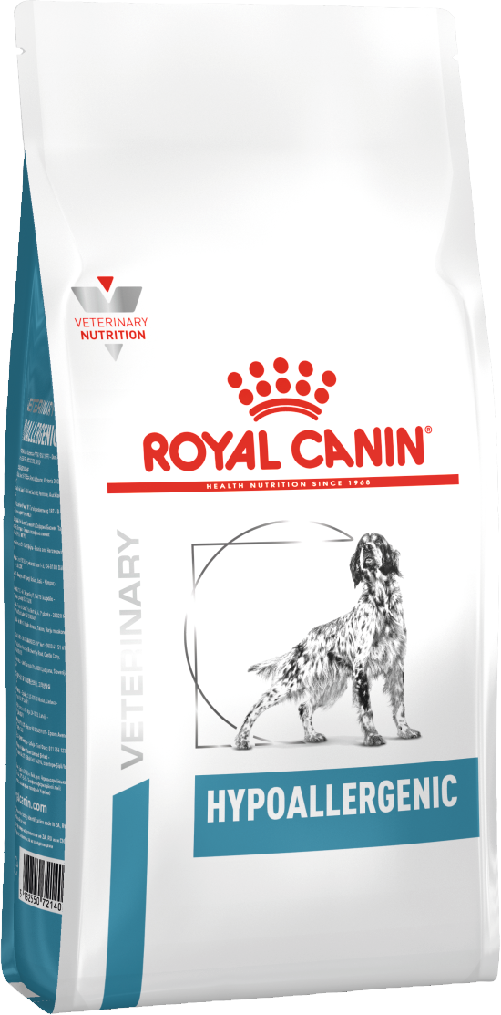 Royal Canin HYPOALLERGENIC Диета для собак с пищевой аллергией или непереносимостью
