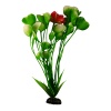 Растение д/акв. Plant зеленое с цветком 018/20 см