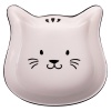 КерамикАрт миска керамическая для кошек Мордочка кошки 200 мл, черный с белым (31001)