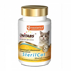 Unitabs SterilCat с Q10 для кошек, 120таб