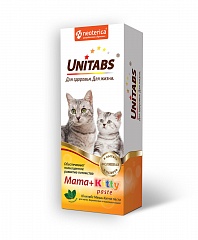 Unitabs Mama+Kitty c B9 паста для кошек и котят, 120мл
