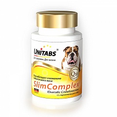 Unitabs SlimComplex с Q10 для собак, 100таб
