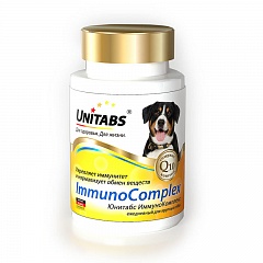 Unitabs ImmunoComplex с Q10 для крупных собак, 100таб