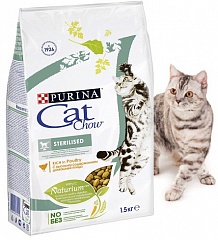 CAT CHOW Special Care Sterilised  корм для кастрированных котов и стерилизаванных кошек
