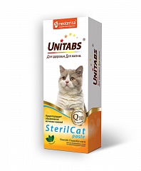 Unitabs SterilCat с Q10 паста для кошек, 120мл	